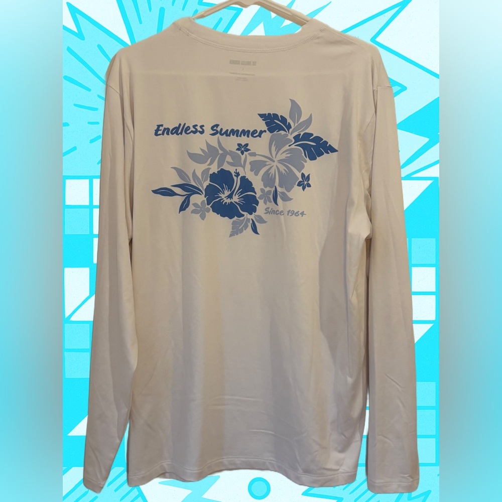 Endless Summer UPF 50 Long
Sleeve Sun T-Shirt, White